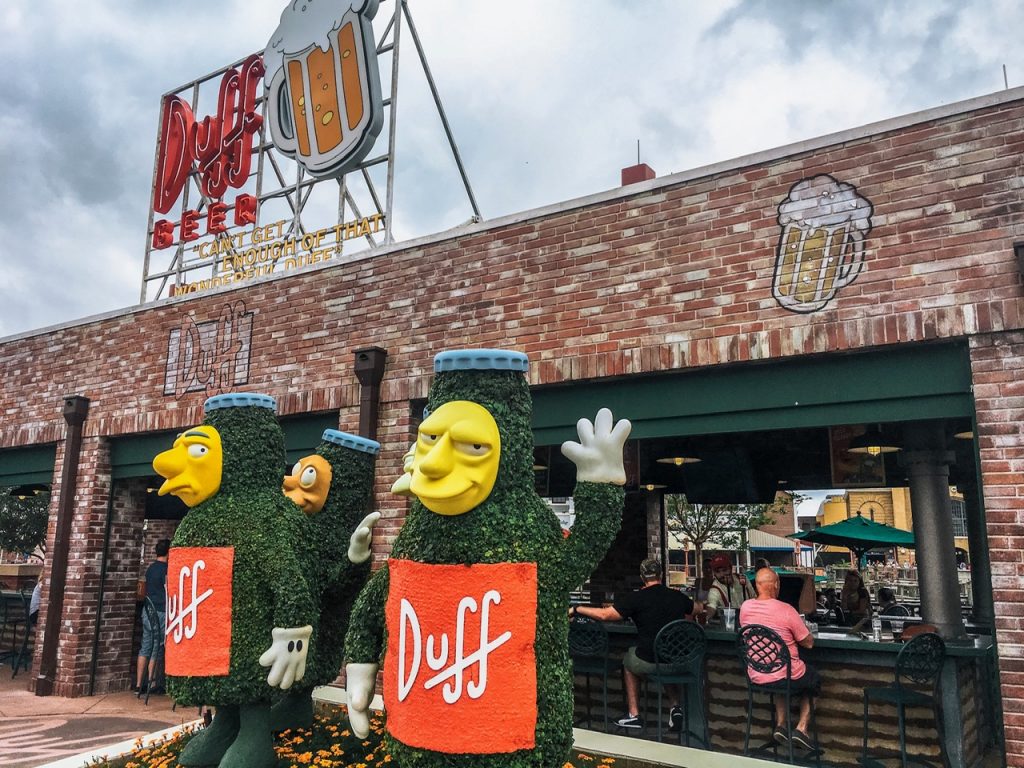 Duff Beer Garden at Universal Studios