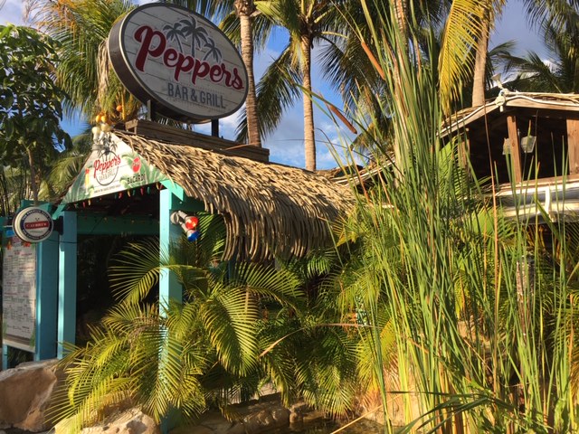 Eat at Pepper's in Grand Cayman