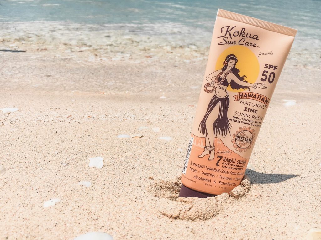 Use reef-safe sunscreen to help protect the environment
