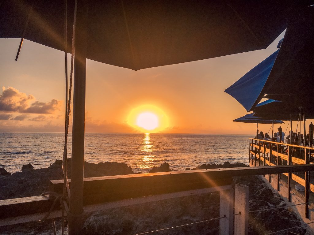 Sunset at Macabuca in Grand Cayman