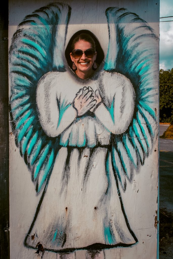 Pose for a photo in Hell, Grand Cayman