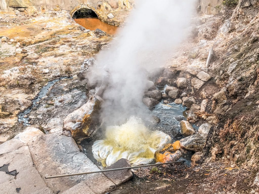 Try corn cooked by the volcano in Furnas, Azores