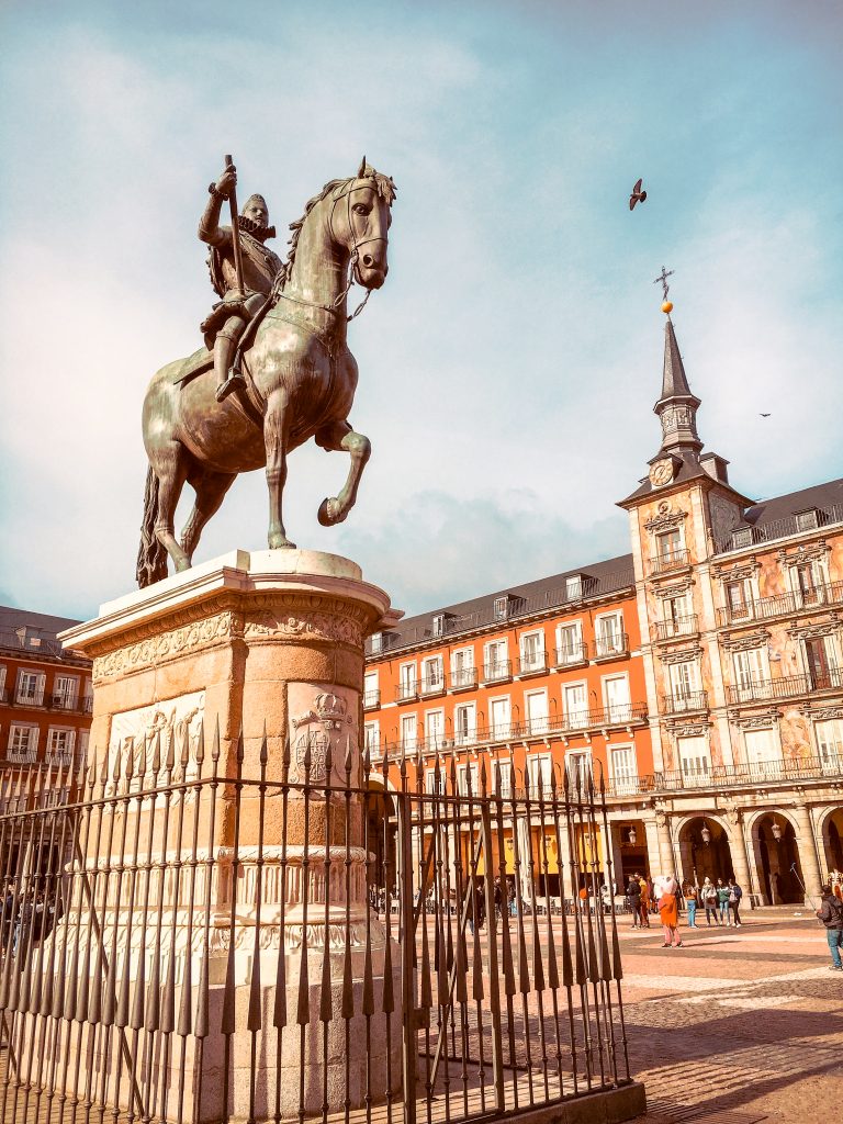 Plaza Mayor in Madrid, Spain