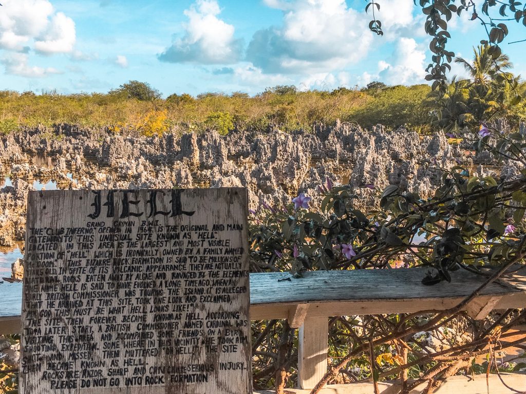 The story of Hell, Grand Cayman