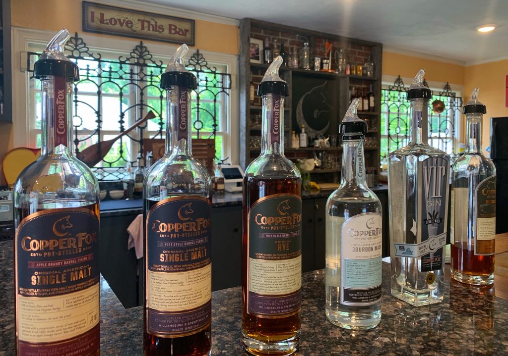 Copper Fox Distillery in Williamsburg, Virginia