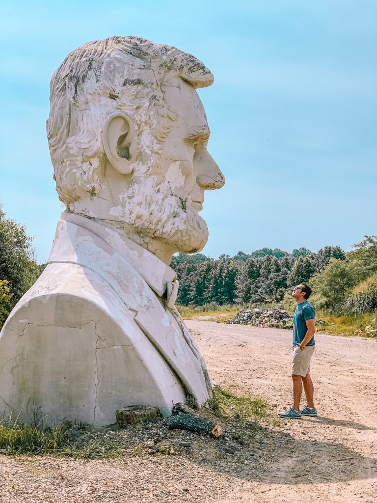 Abraham Lincoln statue originally from President's Park in Virginia