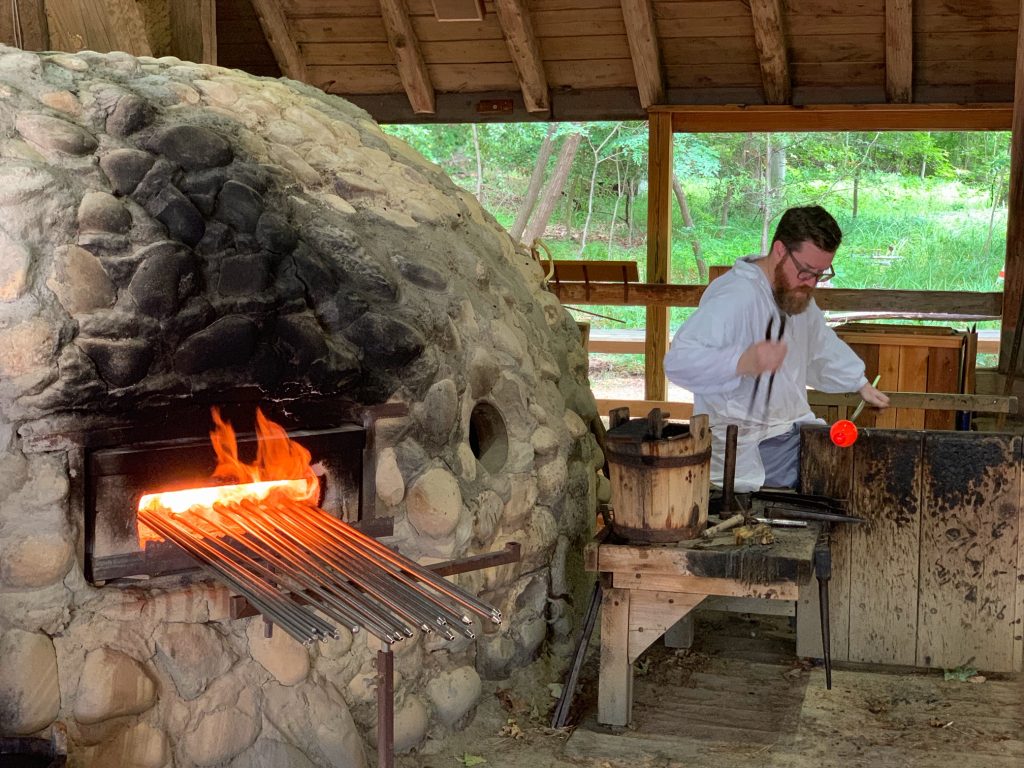 Watch a glassblowing demonstration at Jamestowne