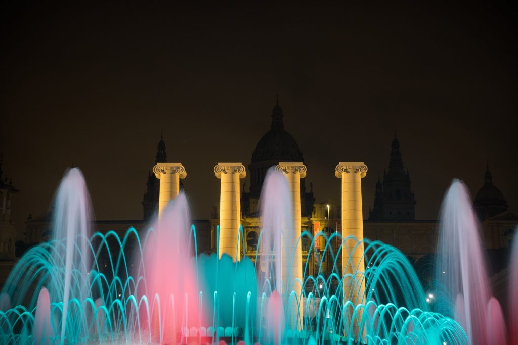 Magic Fountain at Montjuic Park, Barcelona