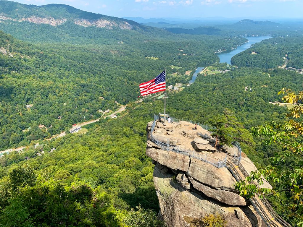 Chimney Rock Park near Asheville, North Carolina