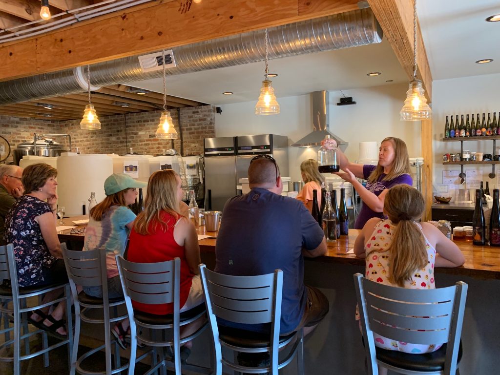 Tasting Mead at Silver Hand Meadery in Williamsburg, Virginia