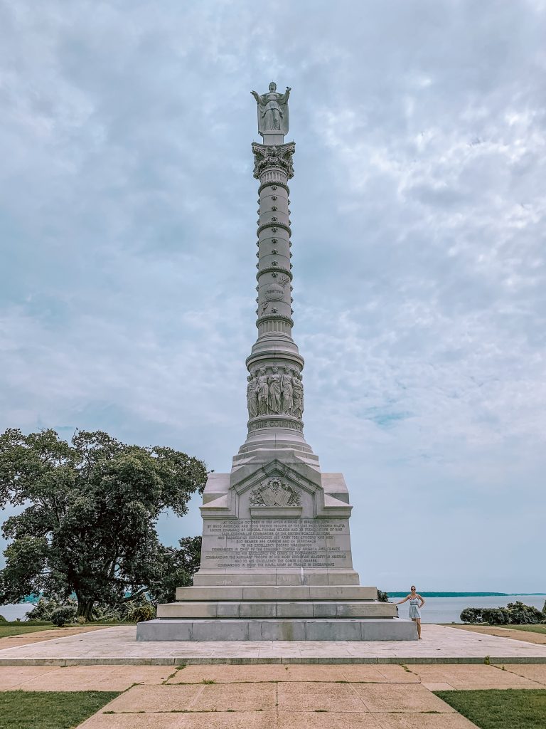 Yorktown Victory Monument in Virginia