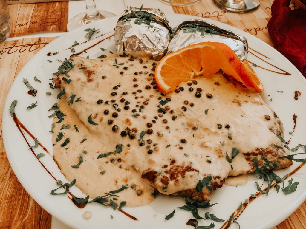 Bife de Pimenta - Lombo at O Churrasco in Ponta Delgada, Azores