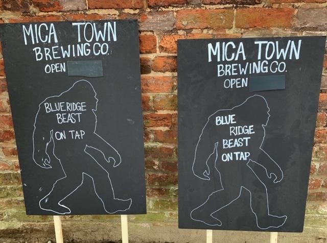 Blue Ridge Beast at Mica Town Brewing