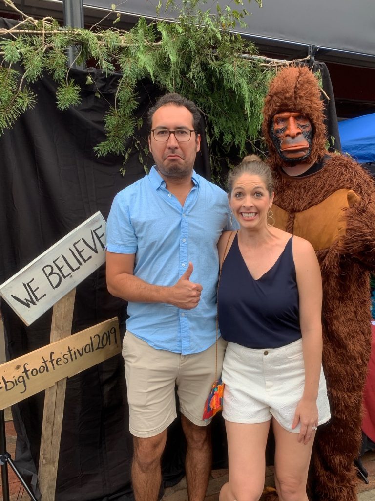 Take a photo with Bigfoot at the WNC Bigfoot Festival