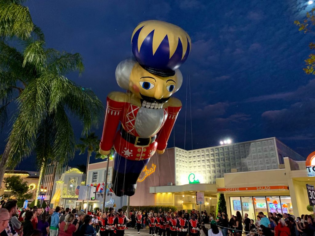 Nutcracker Balloon at the Universal Christmas Parade