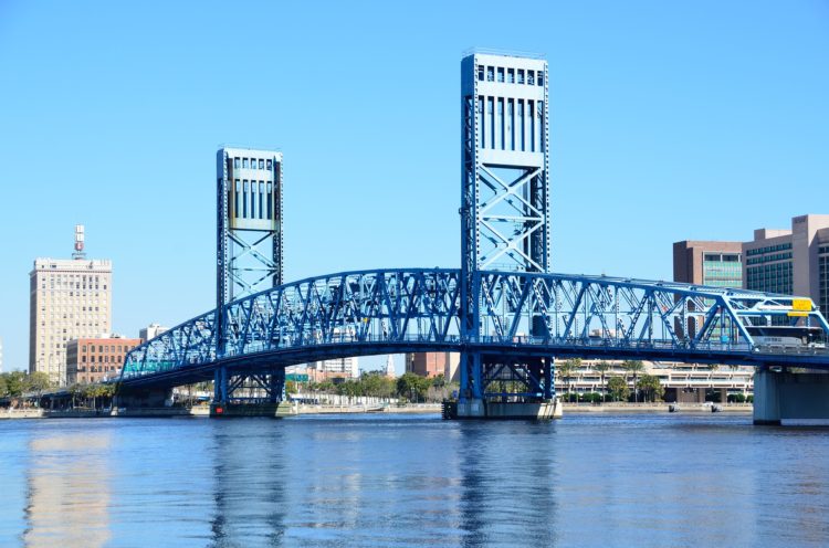 Bridge in downtown Jacksonville, FL