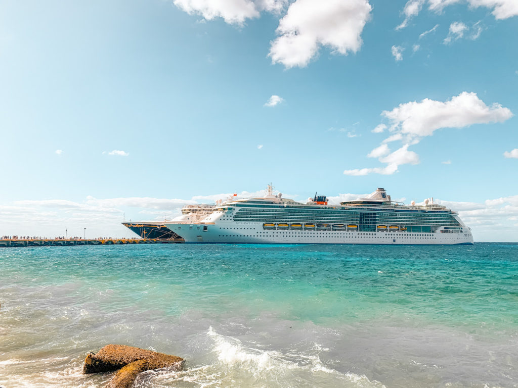 Cruise ships at Cozumel cruise port