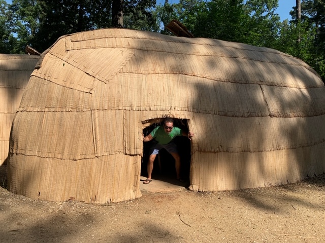 Powhatan Indian village at Jamestown Settlement