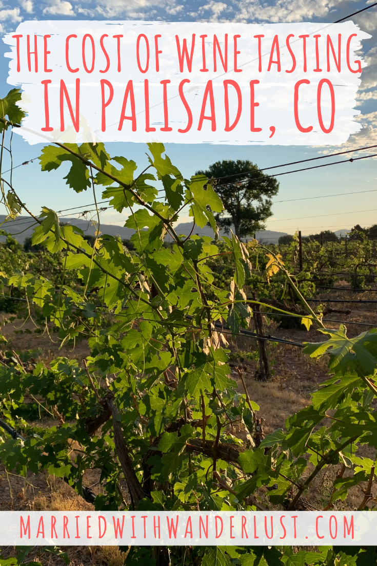 The cost of wine tasting in Palisade Married with Wanderlust