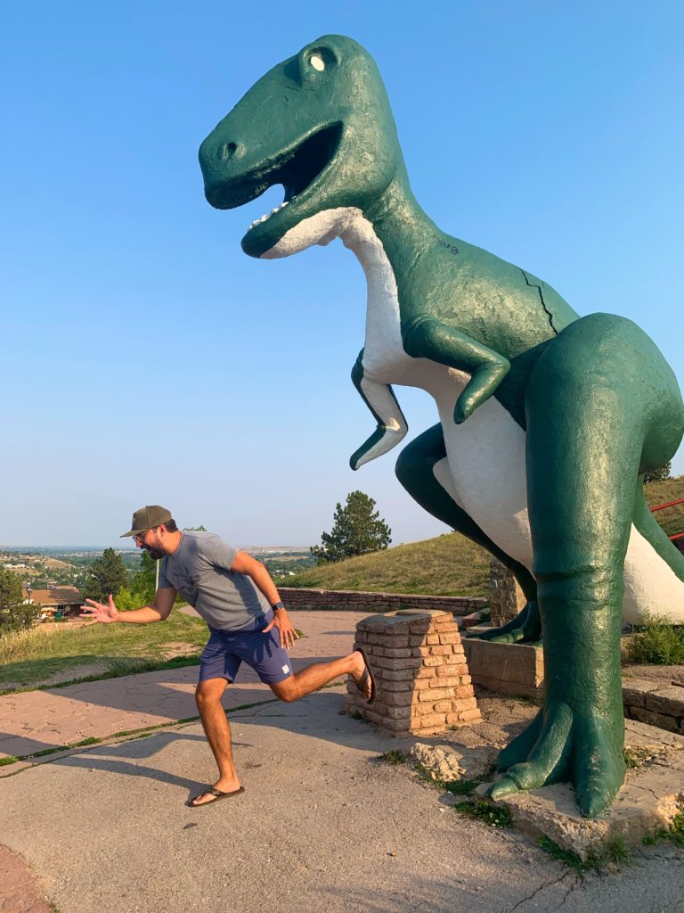 T-rex at Dinosaur Park, South Dakota