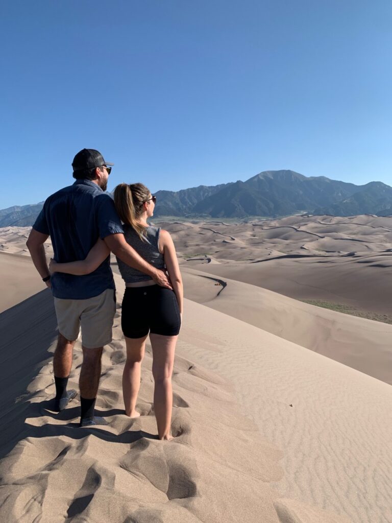 Kristy & WC at Great Sand Dunes National Park