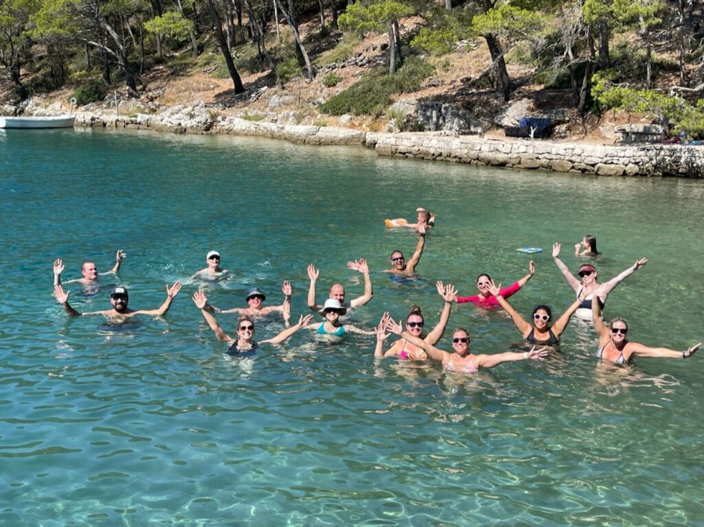 Swimming at Mljet National Park