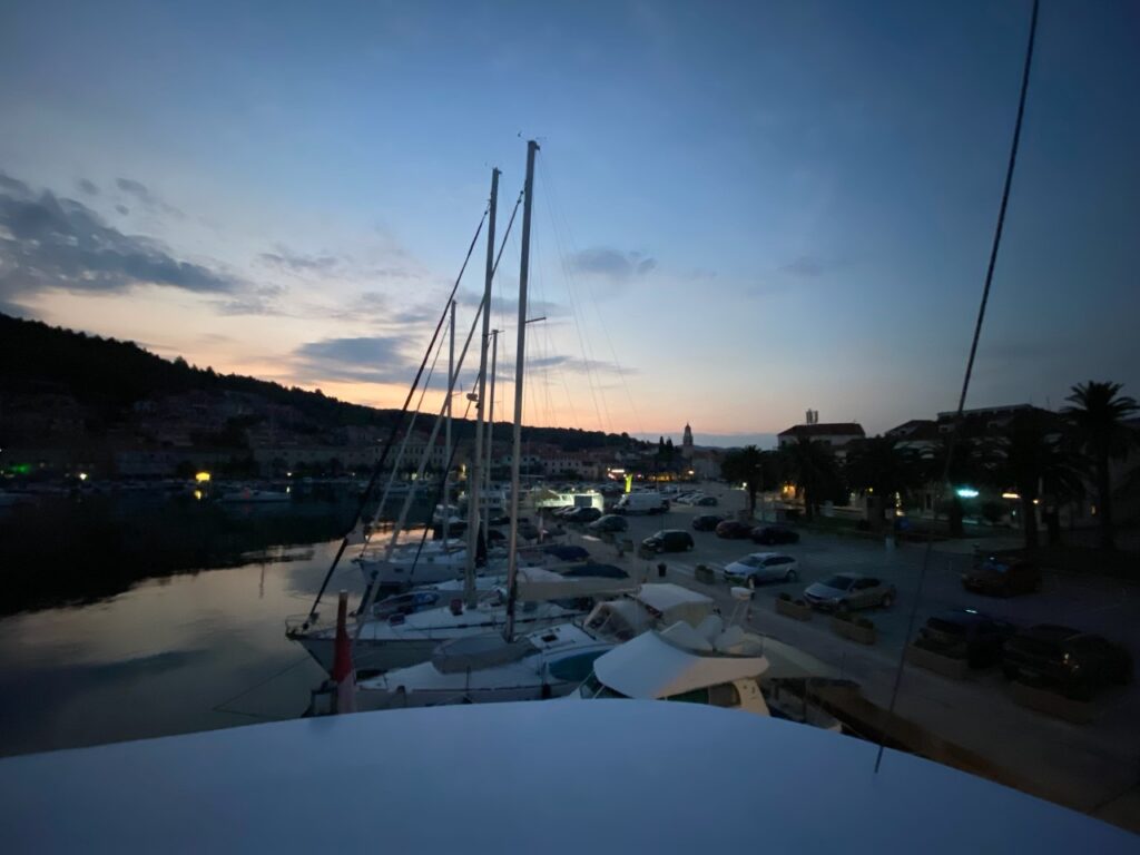 vela luka hvar catamaran