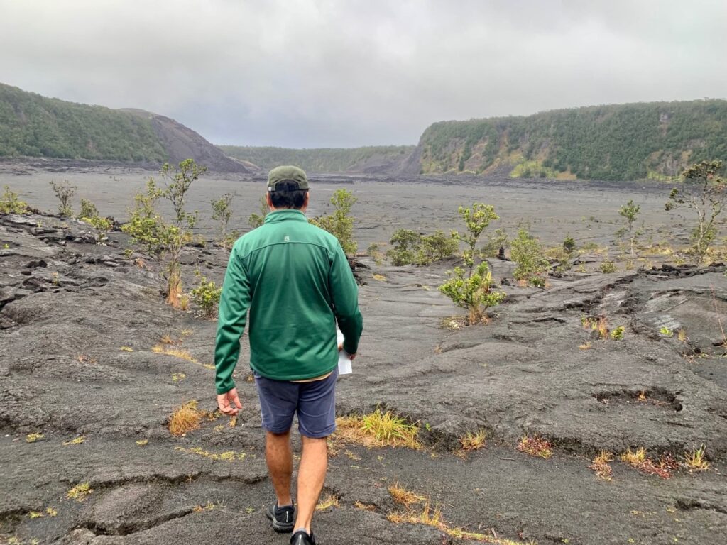 Hiking in Hawaii Volcanoes National Park