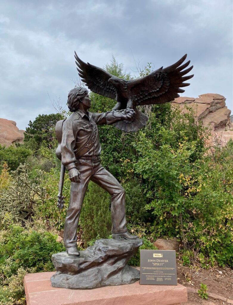 John Denver Statue at Red Rocks