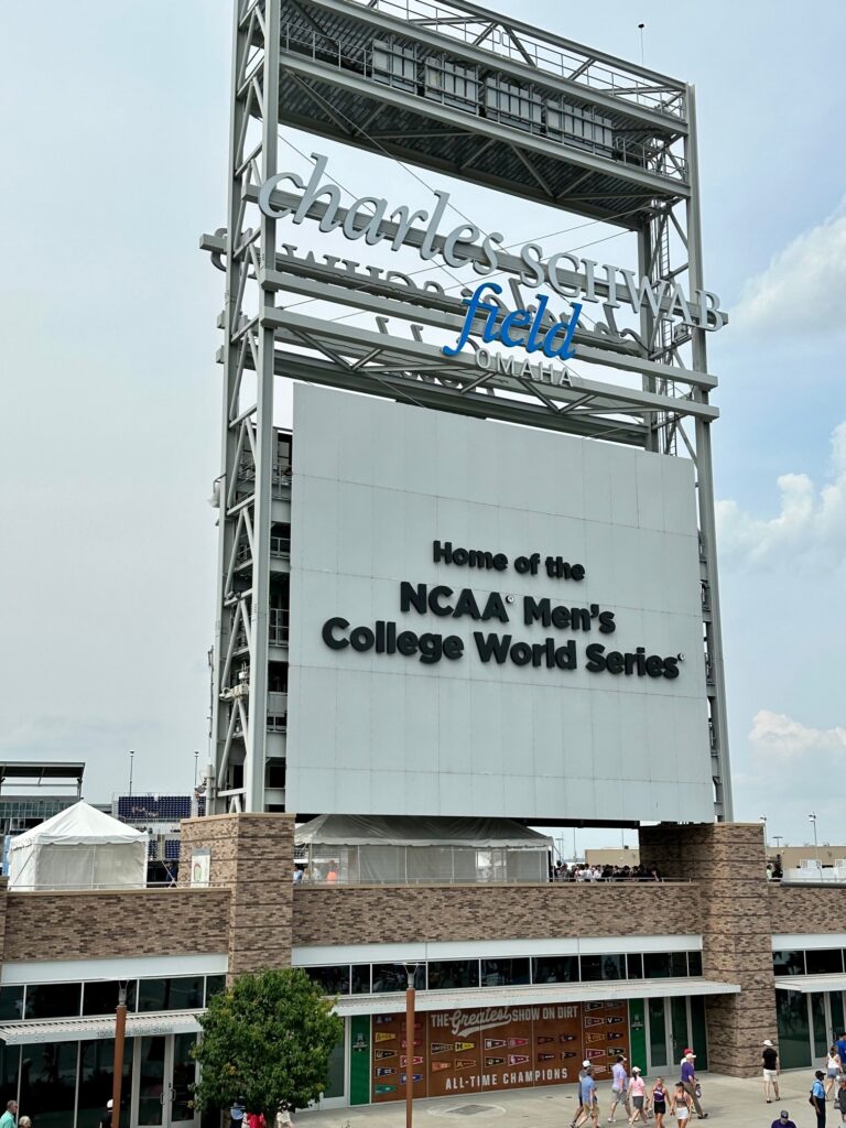 College World Series at Charles Schwab Field Omaha