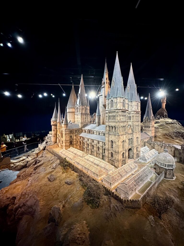 Hogwarts Castle model at Harry Potter Studio Tour London