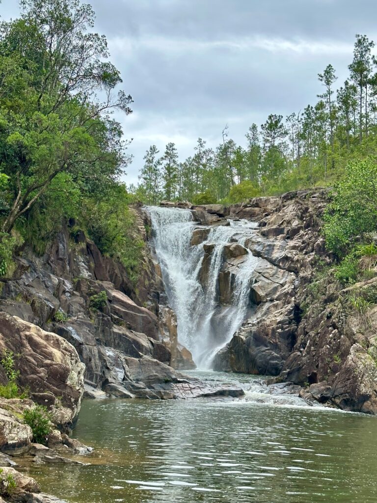 Big Rock Falls in Belize's Mountain Pine Ridge Reserve