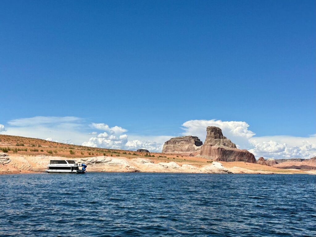 Our rental houseboat on Lake Powell