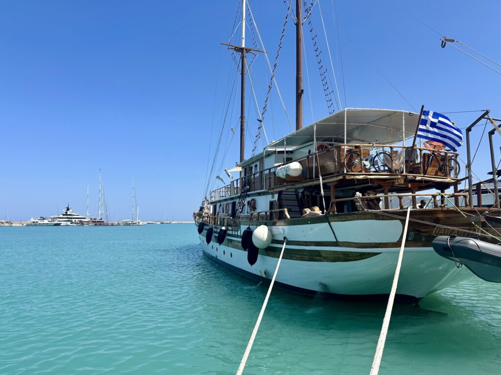 Aegeotissa II docked at Zakynthos Port, Greece