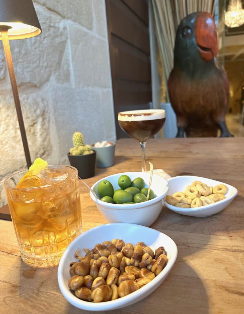 Cocktails and apertivo at Era Convivial Cave Restaurant