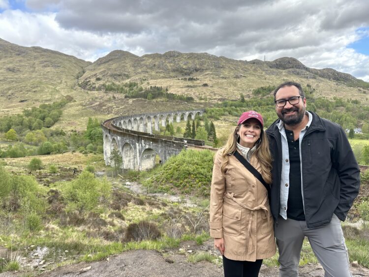 Glenfinnan Viaduct in Fort William, Scotland